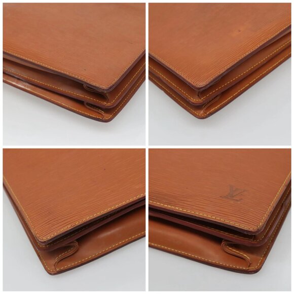 LOUIS VUITTON Epi Serviette Conseiller Zipangu Gold M54428 LV Auth bs24256 - Picture 14 of 16